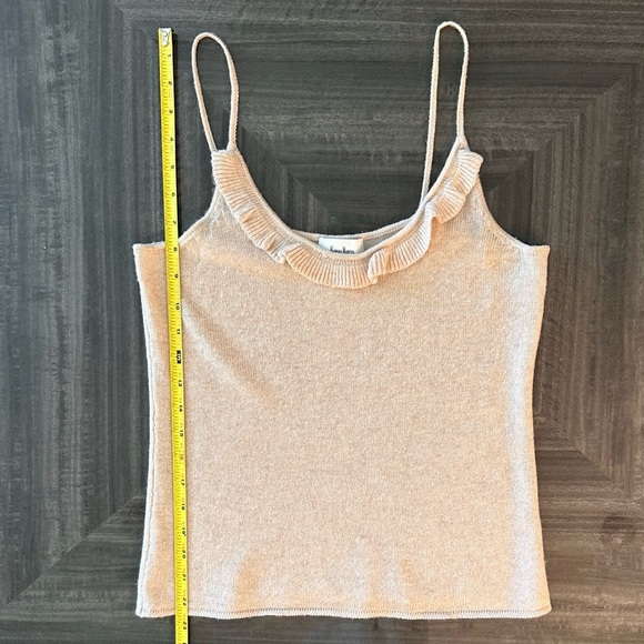 Neiman Marcus Cashmere Ruffle Cami - Picture 6 of 6